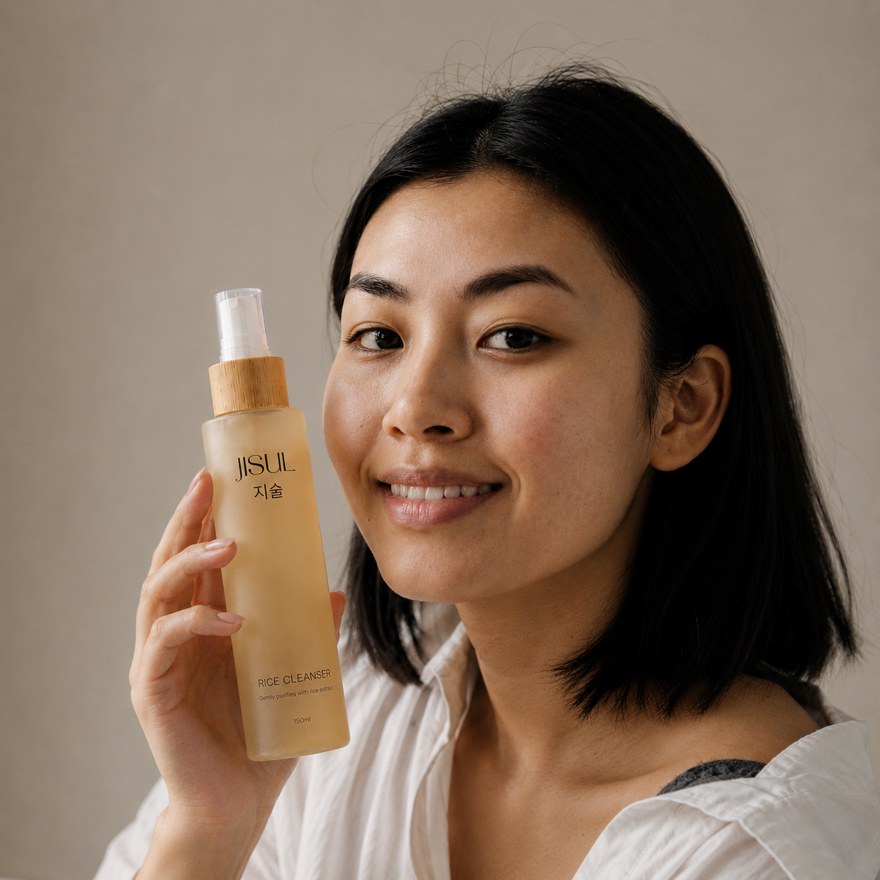 JISUL Rice Cleanser – koreanischer Gesichtsreiniger mit Reiskleie – Bild 3